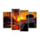 Docked Ship Over The Sunset Canvas Wall Art Ideas