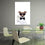 Classy Beagle Canvas Wall Art Office