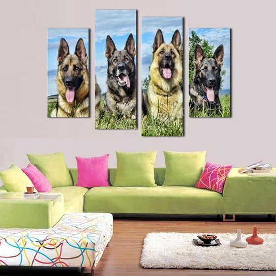 Dog Wall Art Quotes Canvas