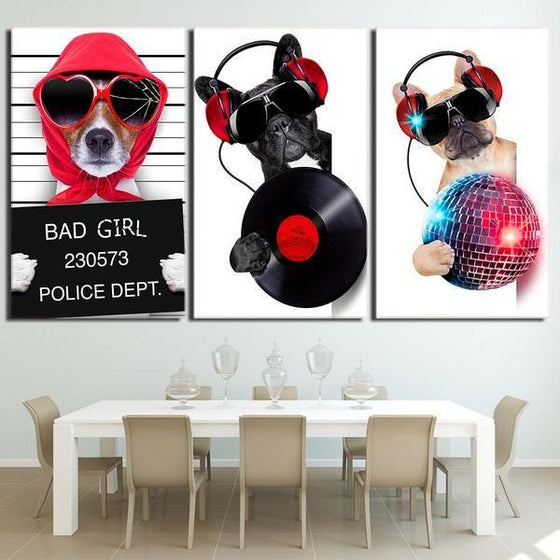 Dogs In Cars Wall Art Decor