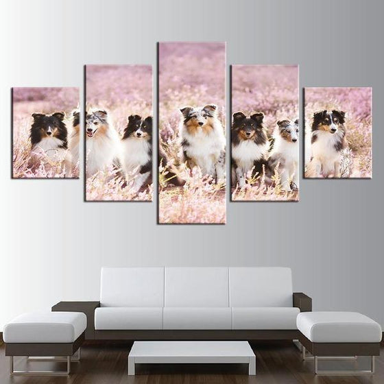 Dogs On Beach Wall Art Prints