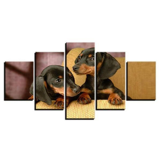 Dogs Rock Wall Art Canvases