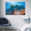 Dolphins Under The Ocean Canvas Wall Art Bedroom