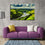 Dordogne River In France Canvas Wall Art Living Room