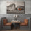 Double Decker Bus In Vienna Canvas Wall Art Dining Room