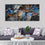 Dry Autumn Leaves 3 Panels Canvas Wall Art Living Room