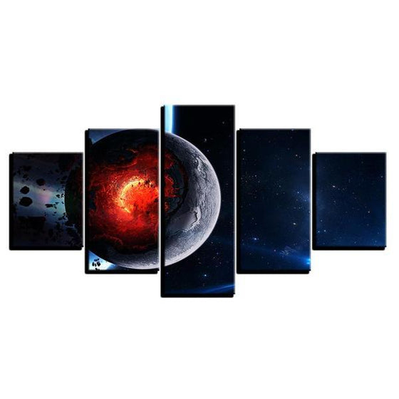 Dying Star Wall Art Canvas