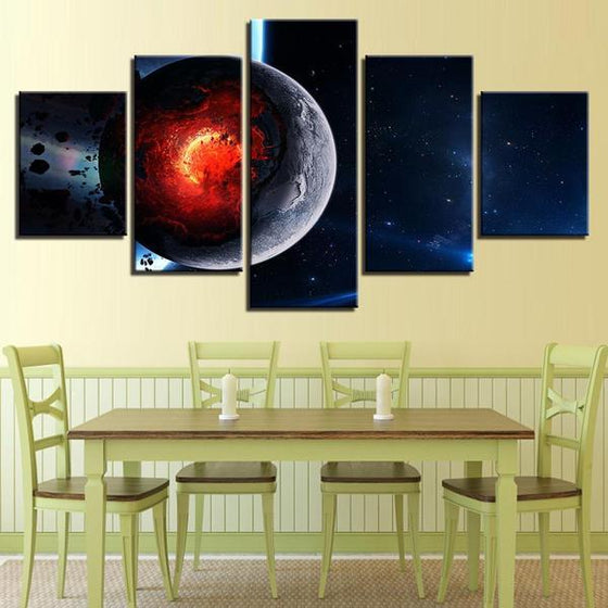 Dying Star Wall Art Dining Room
