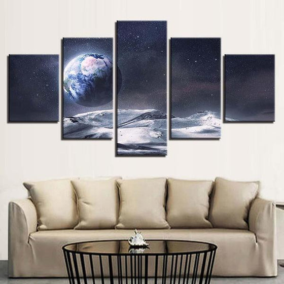 Earth From The Moon Wall Art