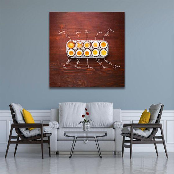 Eggs In Paper Tray Canvas Wall Art Living Room
