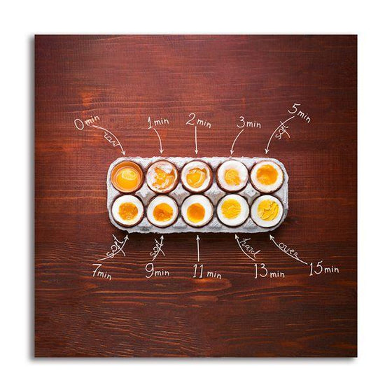 Eggs In Paper Tray Canvas Wall Art