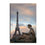 Eiffel Tower & Statue Canvas Wall Art