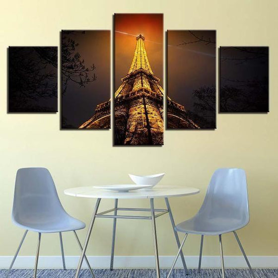 Eiffel Tower Architecture Wall Art Idea