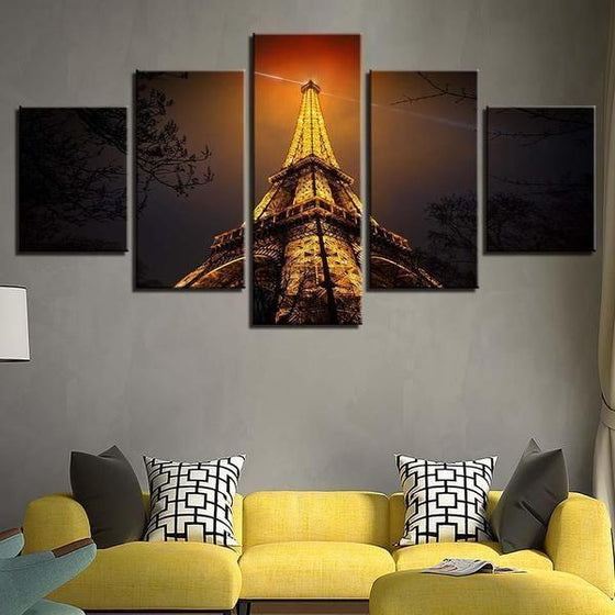 Eiffel Tower Architecture Wall Art Ideas