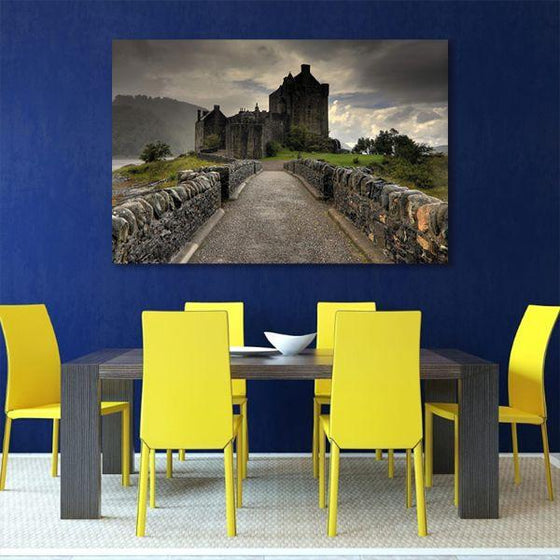 Eilean Donan Castle Canvas Wall Art Dining Room