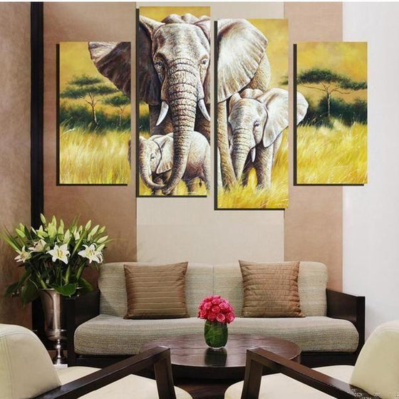 Elephant Picture Wall Art Print