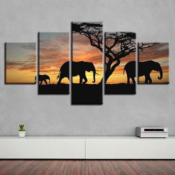 Elephant Wall Art Decor