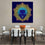 Esoteric Buddha Face Canvas Wall Art Dining Room