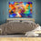 Ethereal Smoke Abstract Canvas Wall Art Bedroom