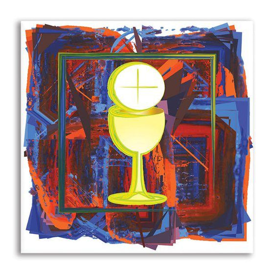 Eucharist Symbol Canvas Wall Art