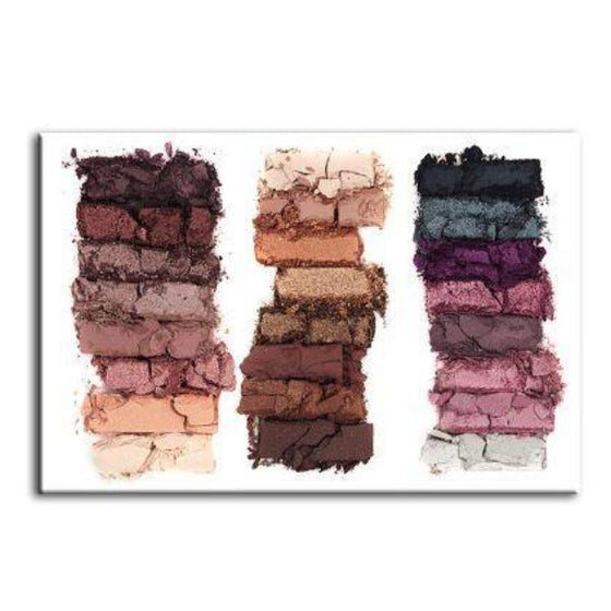 Eye Shadow Swatches Canvas Wall Art