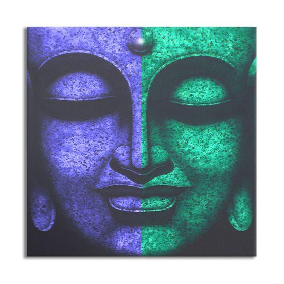 Face Of Buddha Canvas Wall Art