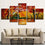 Autumn Trees At The Park Canvas Wall Art Living Room