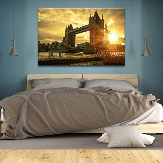 Famous London Tower Bridge Canvas Wall Art Bedroom