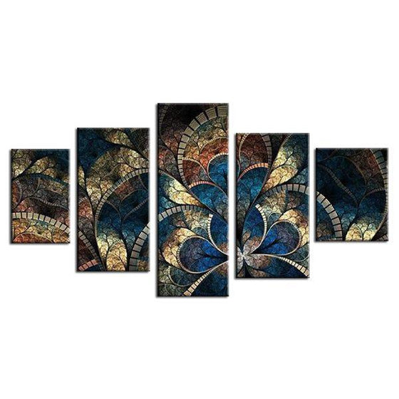 Fantasy Flowers Abstract Canvas Wall Art