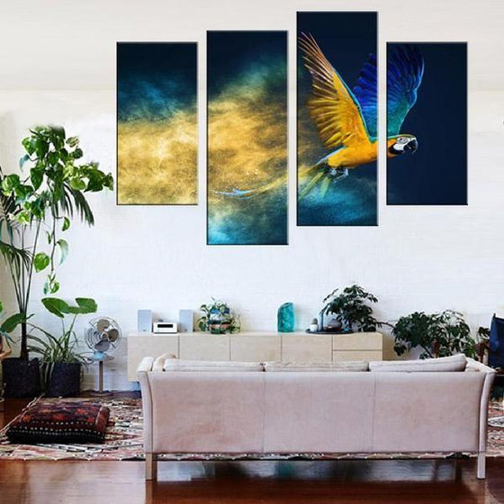 Fast Parrot Wall Art