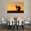 Father & Daughter Silhouette Canvas Wall Art Dining Room