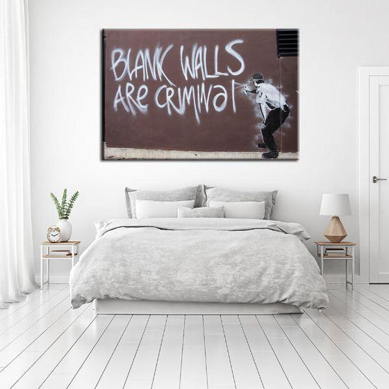 Filming A Flower By Banksy Canvas Wall Art Bedroom