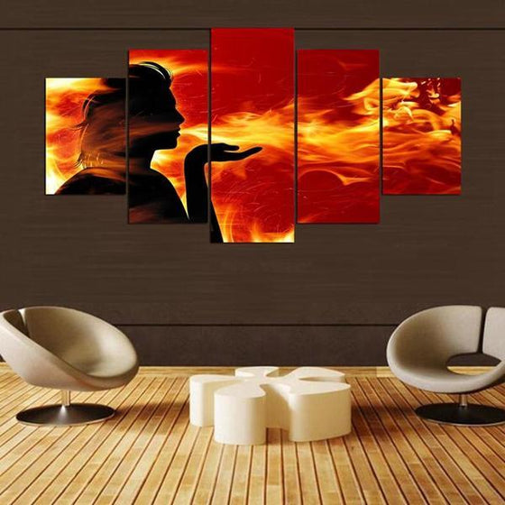 Fire Breather Wall Art Living Room