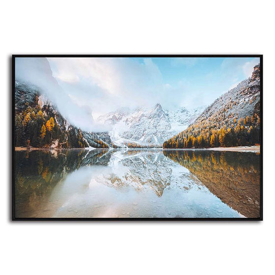 Braies Lake Of Tyrol 1 Panel Canvas Art