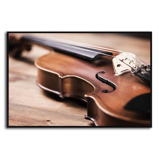 Musical Instrument Violin 1 Panel Canvas Art