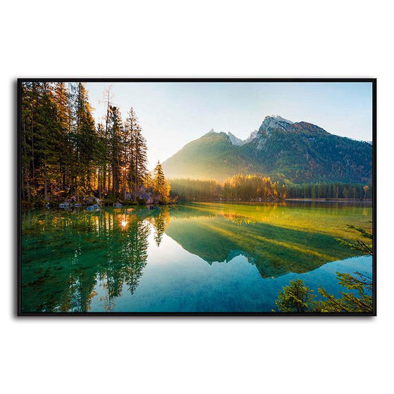 Hintersee Lake View Canvas Wall Art