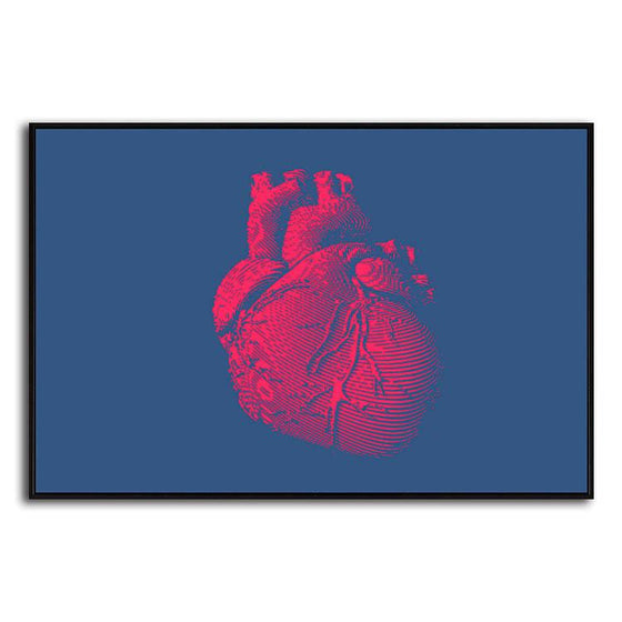 Human Heart 1 Panel Canvas Art