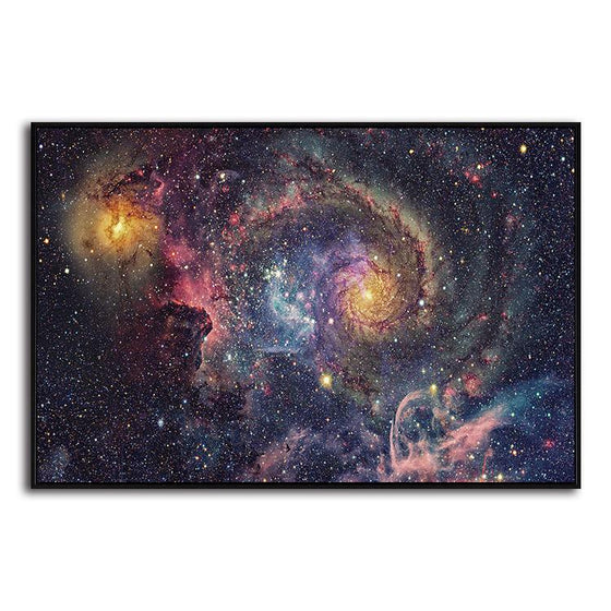 Bright Starry Universe Canvas Wall Art