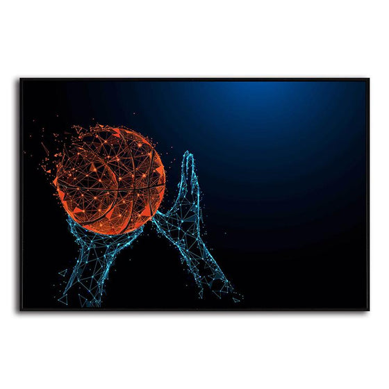 Contemporary Jump Shot 1 Panel Canvas Wall Art