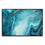 Aquatic Hues Abstract 1 Panel Canvas Wall Art