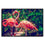 Pair Of Pink Flamingos 1 Panel Canvas Art