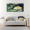 Floating White Waterlily 3 Panels Canvas Wall Art Set