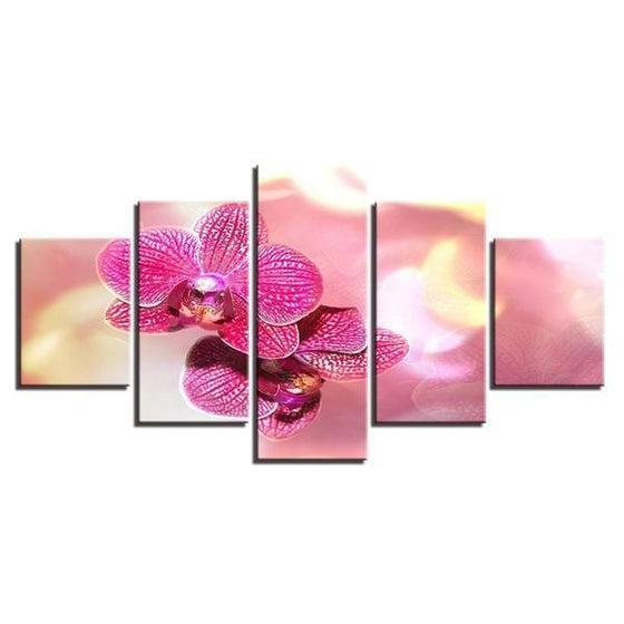 Red Moth Orchid Canvas Wall Art Prints