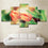 Flowers And Butterflies Wall Art Canvases