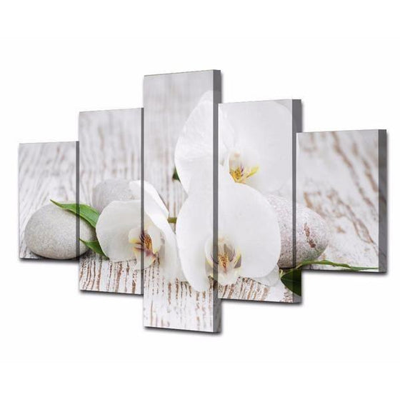 Alluring White Calla Lilies Canvas Wall Art