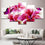 Red Flower And Butterfly Canvas Wall Art
