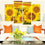 Blooming Sunflowers Canvas Wall Art Living Room Decor