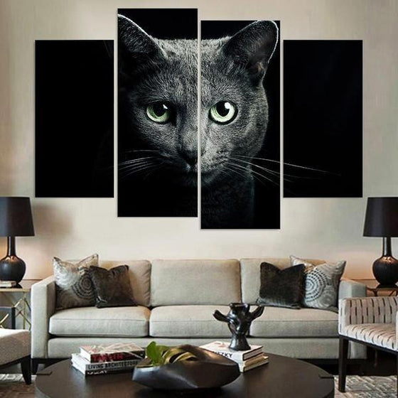 Flying Cats Wall Art Canvas