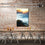 Foggy Mountain Sunrise Canvas Wall Art Dining Room