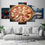 Pizza With Fruit Toppings Canvas Wall Art Decor
